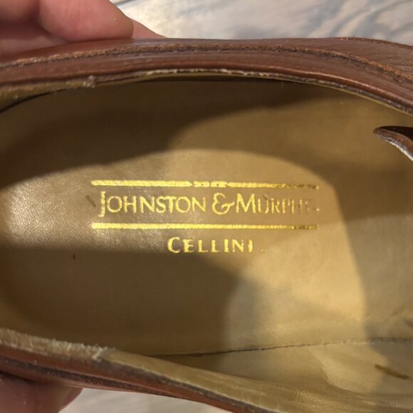 Johnston & Murphy Russo Cap Toe Dress Shoes in Chestnut sz 10 main image 8